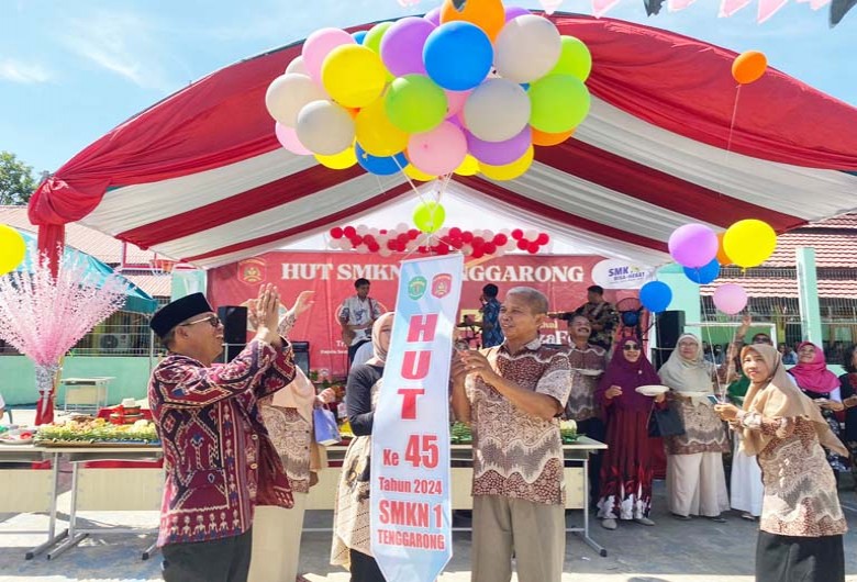 Peringati HUT Ke 45, SMK Negeri 1 Tenggarong Tampilkan Potensi Siswa