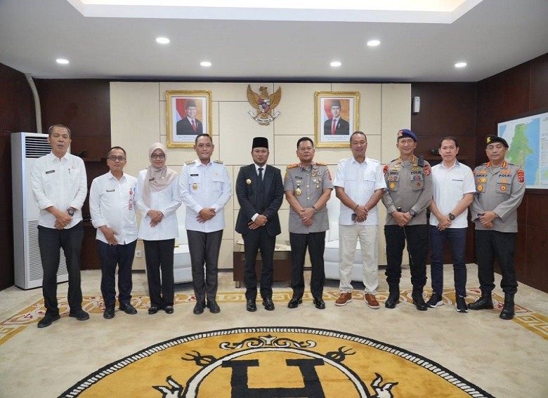 Gubernur Rudy Terima Kunjungan Kapolda Kaltim