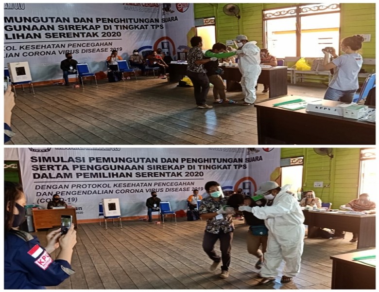 KPU Mahulu Sudah Gelar Simulasi Pungut Hitung, dan Perkenalkan Aplikasi ‘Sirekap’