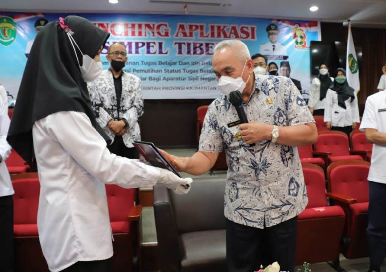 Gubernur Launching Aplikasi Simpel Tibel, Isran Noor: Untuk Memudahkan Pelayanan