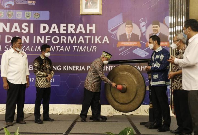 Gubernur Buka Rakorda Kominfo, Terus Sinergikan Program