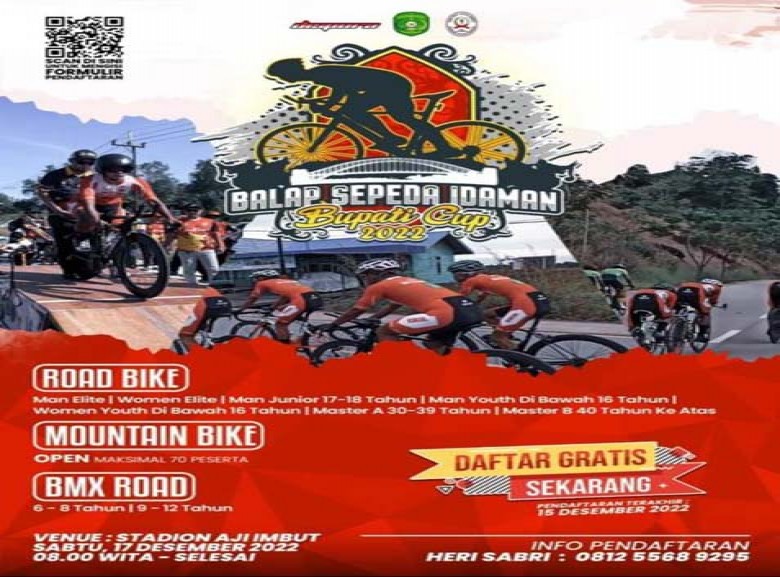 Dispora Kukar Bakal Gelar Balap Sepeda Idaman