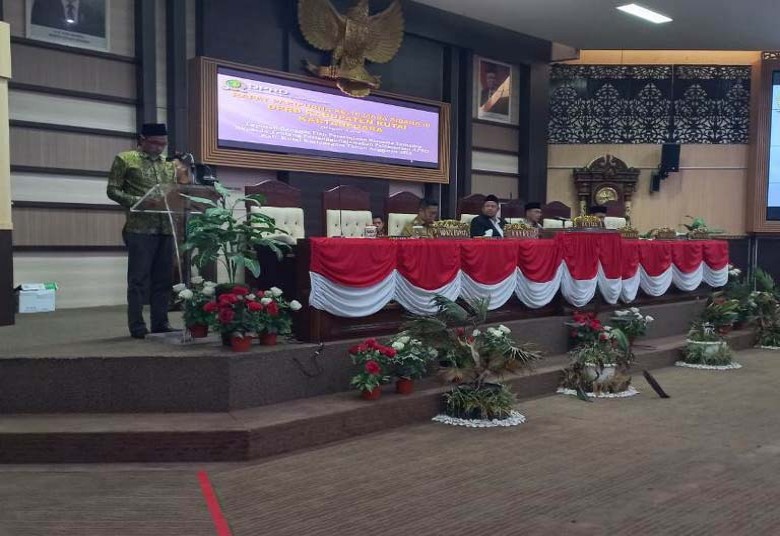 DPRD Gelar Rapat Paripurna Laporan Banggar dan Persetujuan Raperda Pertanggung Jawaban APBD 2022