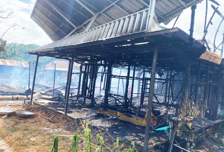3 Bangunan di Spontan Baru Ludes Terbakar