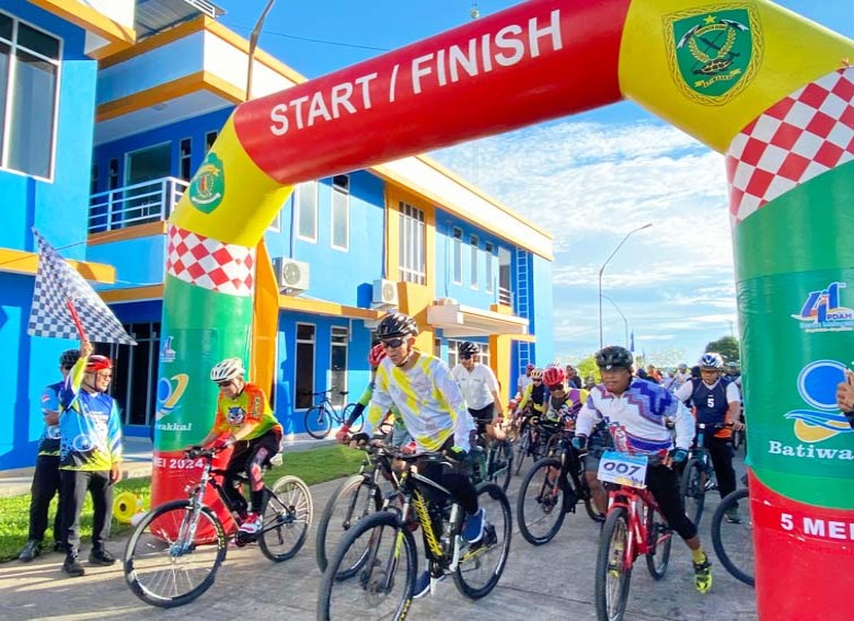 Peringatan HUT ke-41 Perumda Air Minum Batiwakkal Gelar Fun Bike dan MTB Mini Race