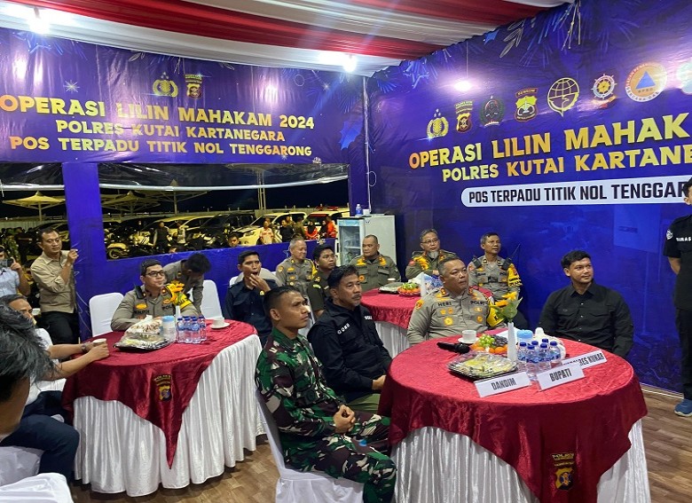 Pastikan Kondusifitas Jelang Nataru, Pemkab Kukar bersama TNI-Polri Gelar Patroli