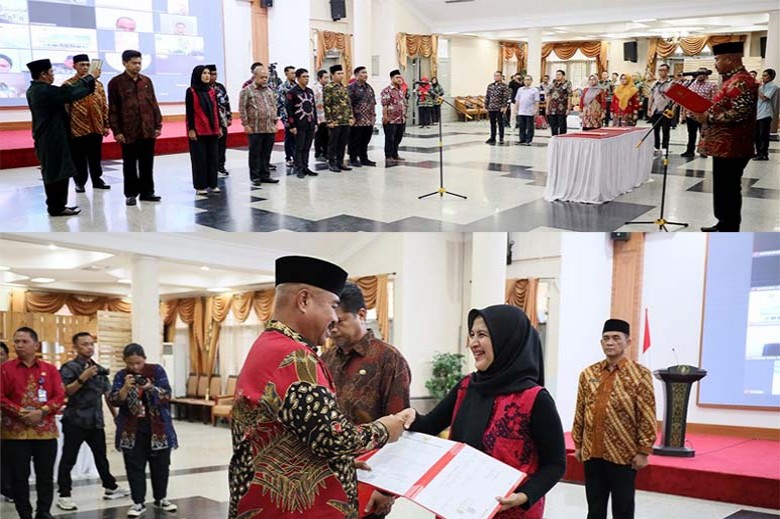 16 Pejabat Eselon III dan IV Dilingkungan Pemerintah Kukar Dilantik