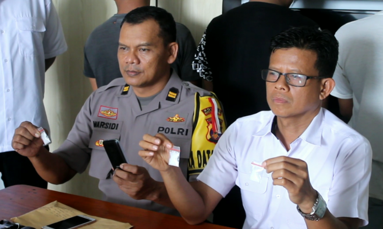Polres Kukar Amankan 3 Pengedar Narkoba