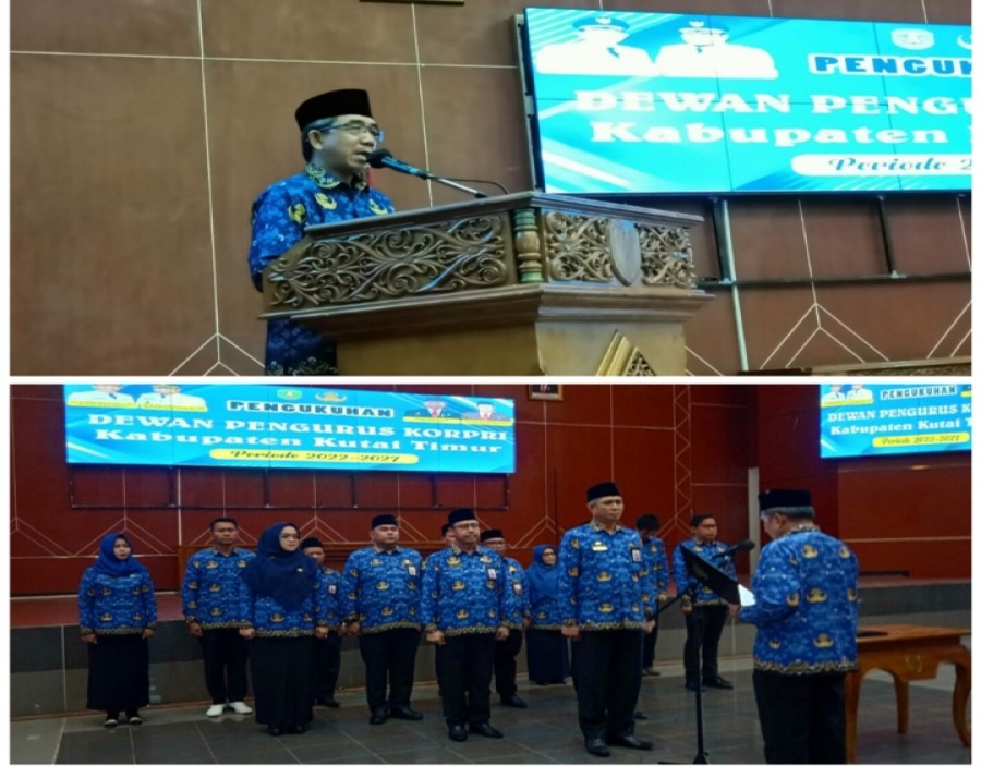 Pelantikan KORPRI Kutim Berjalan Khidmat, Pesan Bupati Ardiansyah Jaga Nama Baik KORPRI