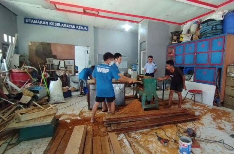 Bengkel Bimbingan Kerja Rutan Tanjung, Kontribusi Warga Binaan Melalui PNBP