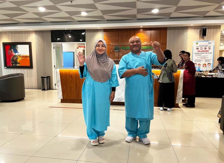 Bapaslon SRAGAM Lega Melewati Semua Tahapan Pemeriksaan Kesehatan Pilkada Berau 2024