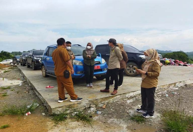 Bappeda Tinjau Lahan Rencana Pembangunan TPA  Kota Bangun dan Loa Janan, 2024 Mulai Dibangun