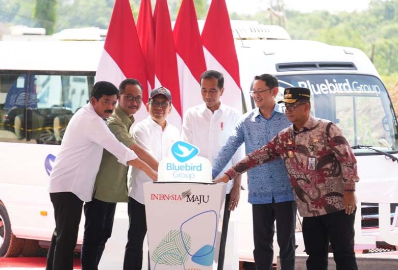 Peluncuran Transportasi Ramah Lingkungan,  Presiden Jokowi: IKN Semua Harus Hijau