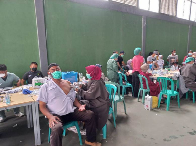 Polres Kukar Lakukan Percepatan Vaksinasi