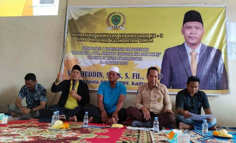 Perkuat Wawasan Masyarakat tentang Kebangsaan, Salehuddin Gelar Sosbang di Desa Bakungan