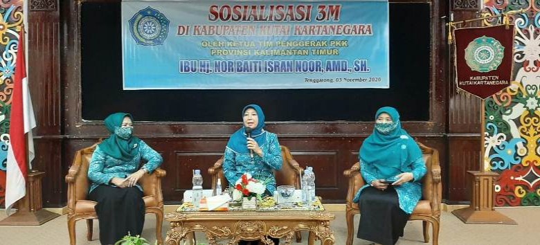 Cegah Penyebaran Covid-19, Norbaiti: 3M Paling Efektif