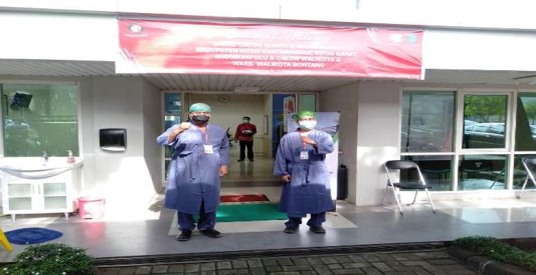 Pemeriksaan Kesehatan Bapaslon Edi-Rendi Berjalan Lancar
