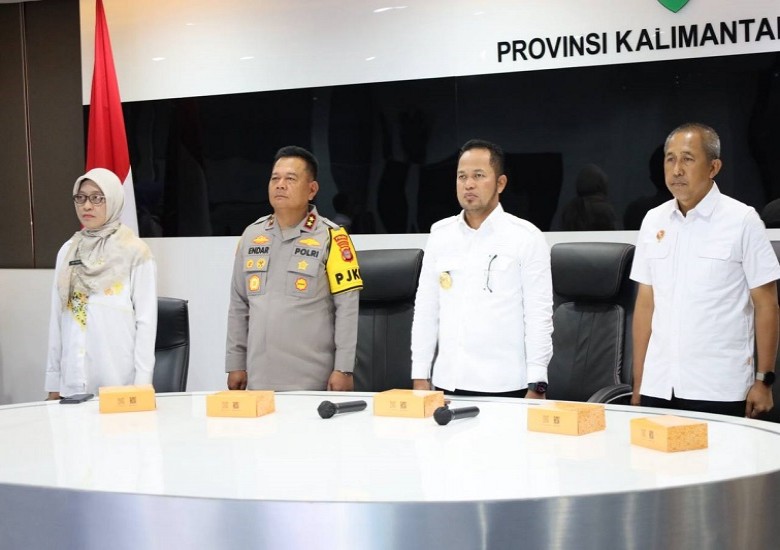 Gubernur Rudy Ikuti Peresmian Logo dan Tema HUT ke-80 Republik Indonesia