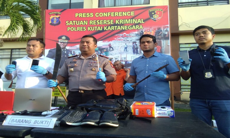 Polres Kukar Berhasil Lumpuhkan Perampok Antar Provinsi, Andrias : "Pelaku Berani Bunuh Korban"