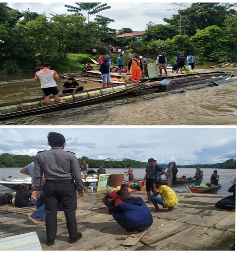 Menabrak Kayu, Speedboat Nur Sitah Karam di Ujoh Bilang