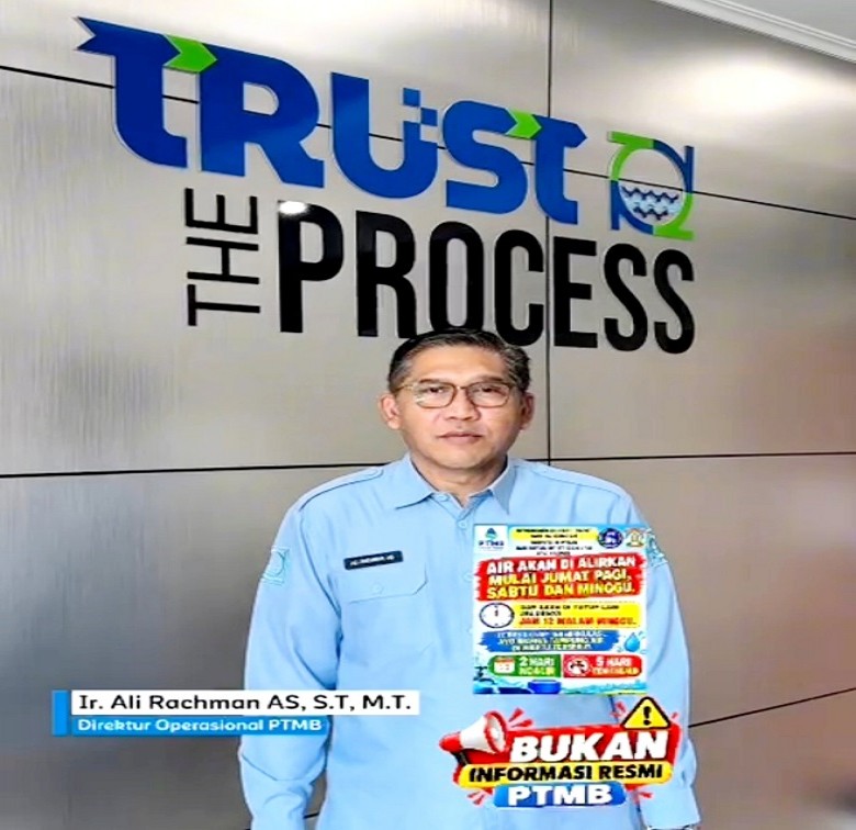 PTMB Luruskan Isu Penggiliran Air Akhir Pekan: Bukan untuk Seluruh Balikpapan