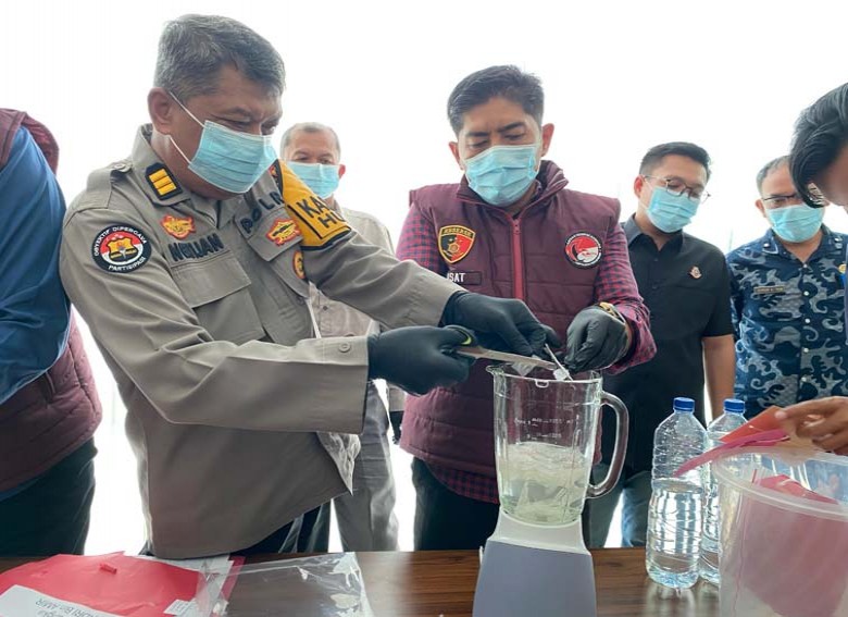 Musnahkan 242 Gram Sabu dan 84 Gram Ganja, Polres Berau Tegaskan Komitmen Perangi Narkoba