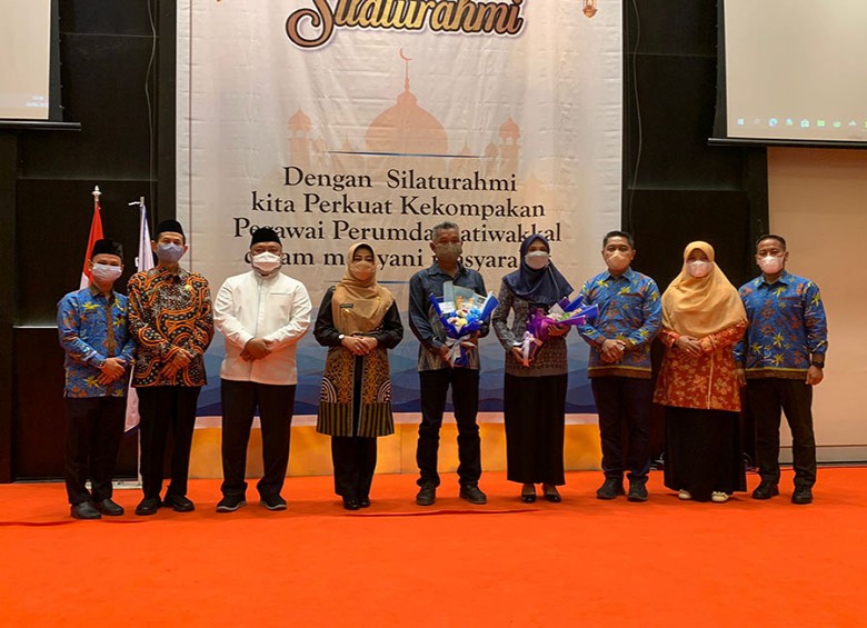 Jalin Silaturahmi Perumda Air Minum Batiwakal Bersama Pemkab dan Rekan Jurnalis