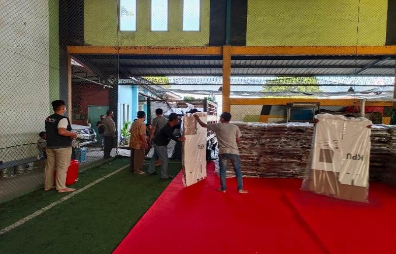 1.750 Kotak Suara Tiba di KPU Kukar