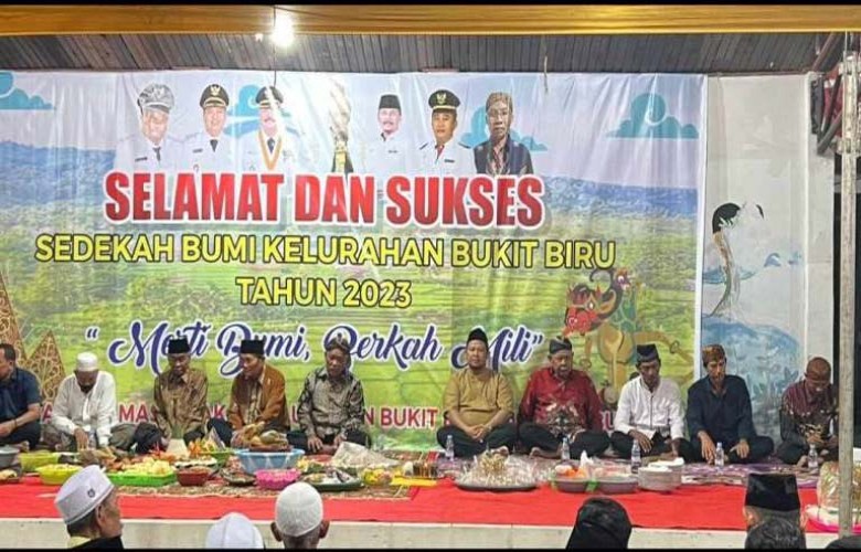 Ketua DPRD Hadiri Sedekah Bumi di Kelurahan Bukit Biru