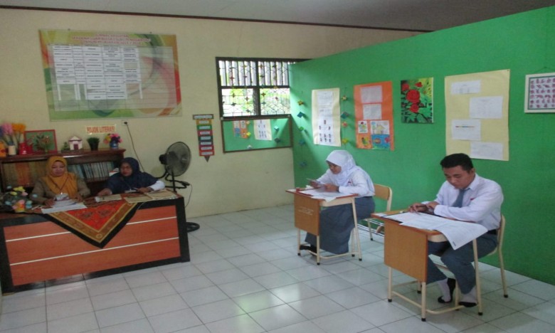 Dua Siswa SMALB Negeri Tenggarong Ikuti UNKP
