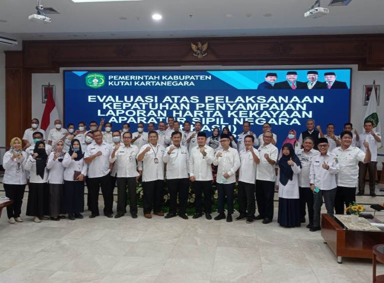Pemkab Evaluasi Kepatuhan LHKASN Kukar 2022