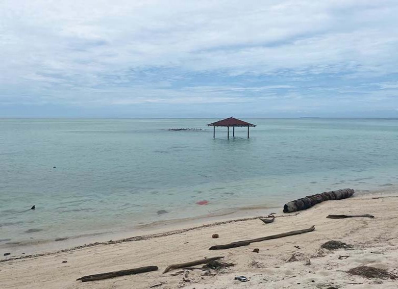 Abrasi Pulau Derawan Gerus Garis Pantai dan Sejumlah Bangunan Ikut Terdampak, DPRD Berau Diminta Kawal Kelanjutan Penanganan