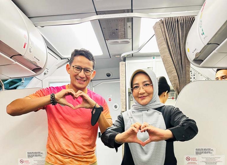 Menparekraf Sandiaga Uno Tinjau Destinasi Wisata di Kabupaten Berau