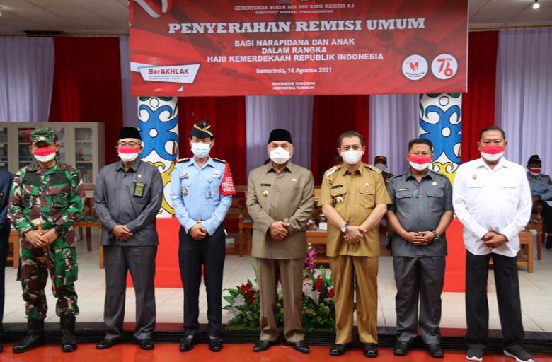 Gubernur Serahkan Remisi Bagi Warga Binaan, 101 Diantaranya Langsung Bebas