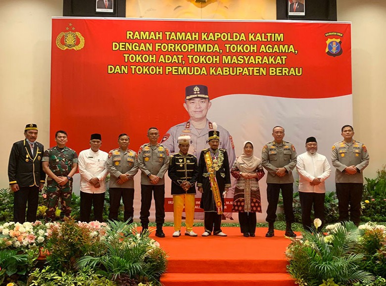 Kapolda Kaltim Ramah Tamah Bersama Forkopimda dan Para Tokoh Berau