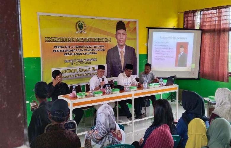 Salehuddin Sosialisasikan Perda Kaltim 02/2022 di Mangkurawang