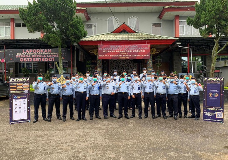 Lapas Kelas IIA Tenggarong Launching Aplikasi E-Kumala