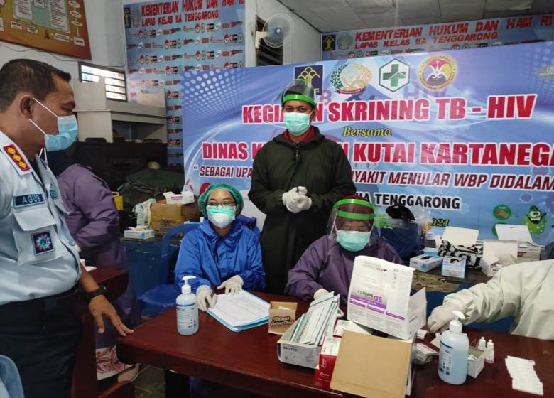400 Warga Binaan Lapas Tenggarong Ikuti Screening TB-HIV