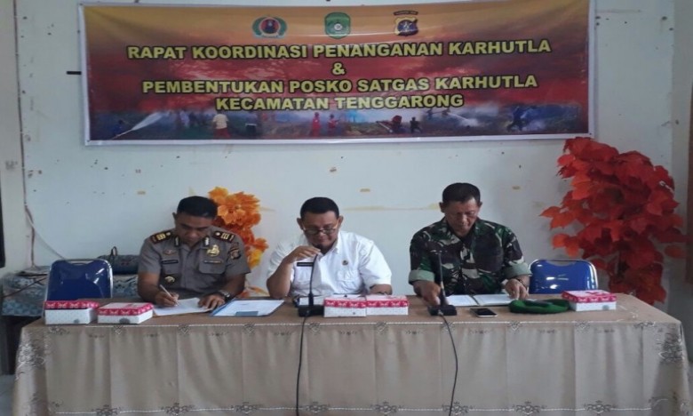 Tenggarong Bentuk Posko Satgas Karhutla