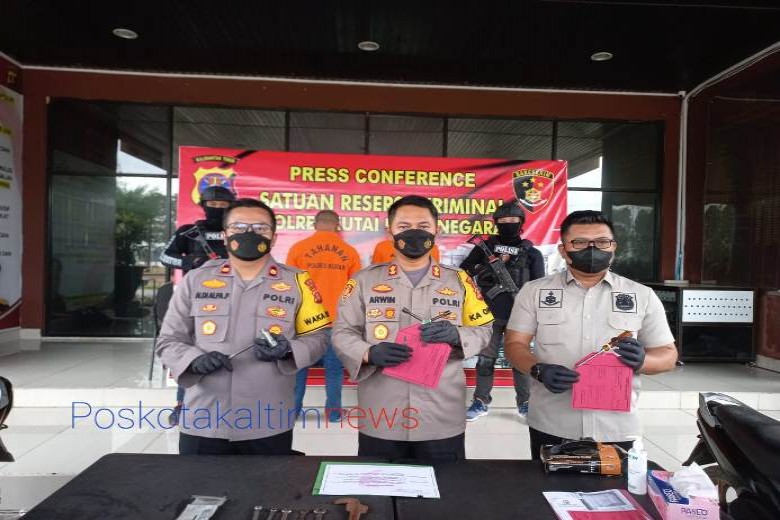 Polres Kukar Ringkus Dua Pelaku Curanmor