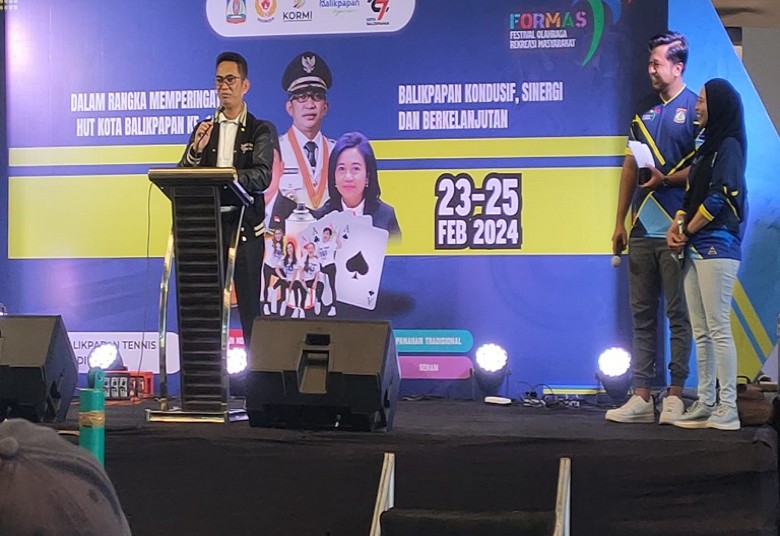 Rahmad Mas'ud Buka Formas dan Pameran Kewirausahaan Pemuda Kota Balikpapan