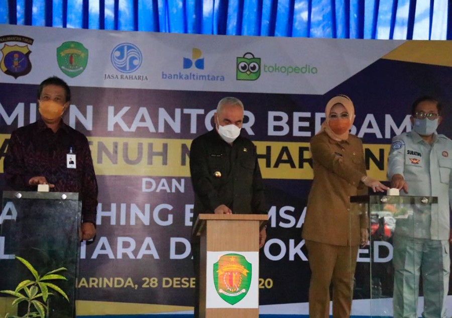 Gubernur Resmikan Kantor Bersama Samsat Penuh, Mendekatkan Pelayanan Kepada Masyarakat