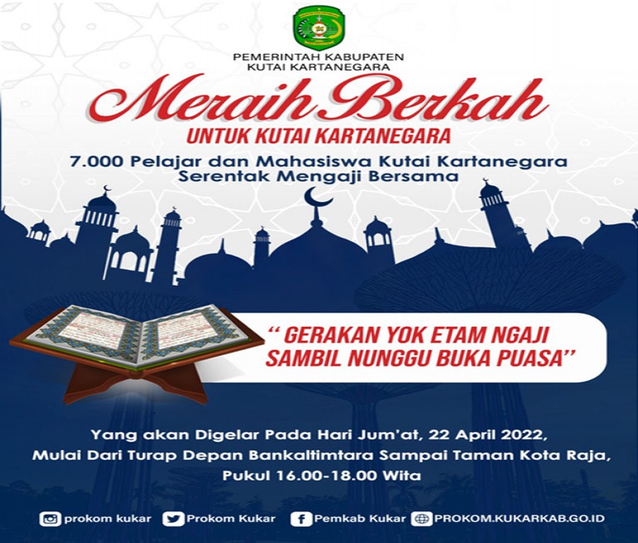 Pemkab Kukar Gelar Gerakan Yok Etam Ngaji