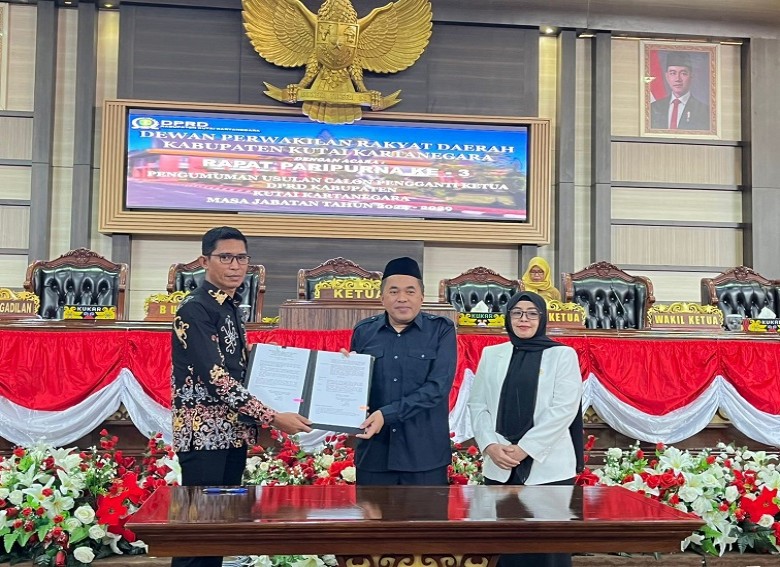 DPRD Gelar Rapat Paripurna ke-3: Ahmad Yani Ditetapkan sebagai Ketua DPRD Kukar 2024–2029