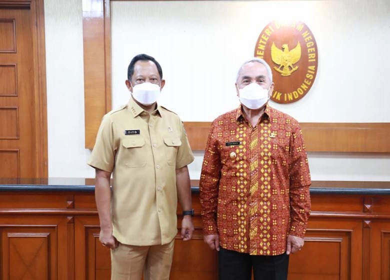 Antar Langsung Usulan Calon Sekda ke Mendagri, Isran Harapkan Presiden Memilih yang Terbaik