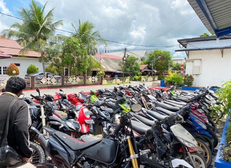 Kasatlantas Polres Berau Gencarkan Kampanye Safety Riding, Soroti Balap Liar dan Knalpot Brong