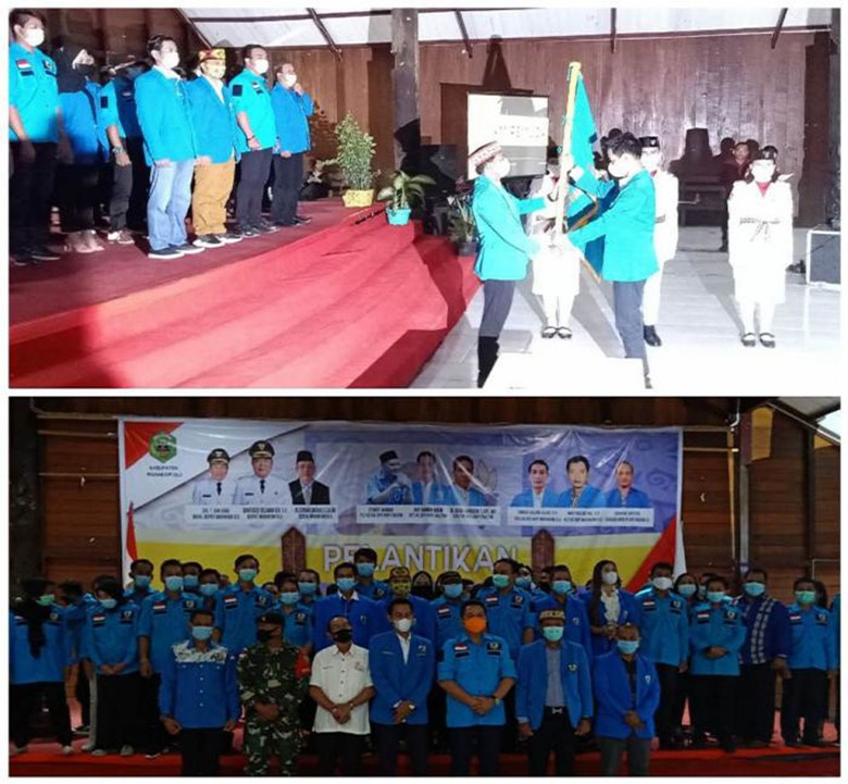 Ini Pesan Ketua DPD KNPI Kaltim dan Bupati Bonifasius Kepada DPD KNPI Mahulu