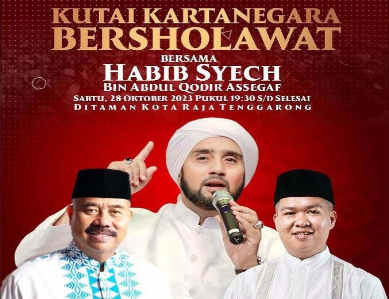 Kukar Bersholawat II Bersama Habib Syech, Rendi Solihin: Insya Allah Semuanya Lancar
