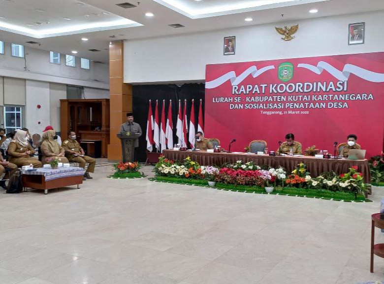 Rakor Lurah dan Sosialisasi Penataan Desa, Rencana Pemekaran Sejumlah Desa Diharapkan Meningkatkan Pelayanan ke Masyarakat