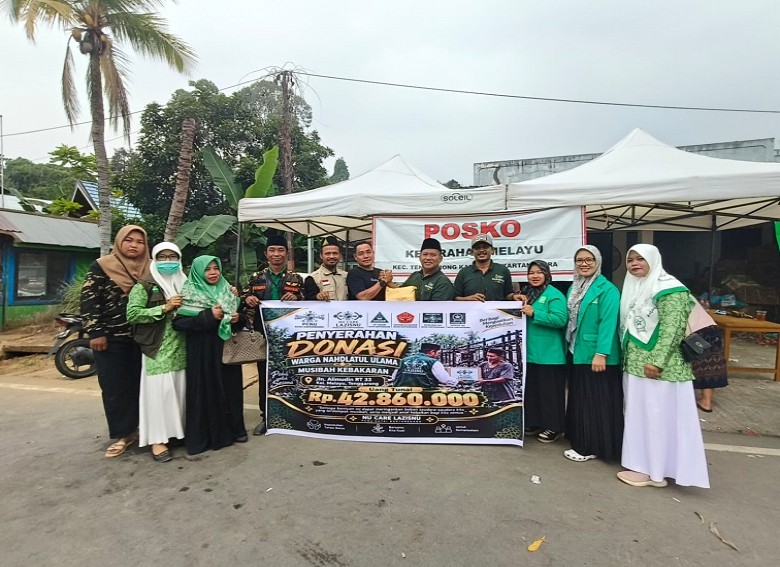 LAZISNU PCNU Kutai Kartanegara Salurkan Donasi Rp45,81 Juta untuk Korban Kebakaran di Tenggarong